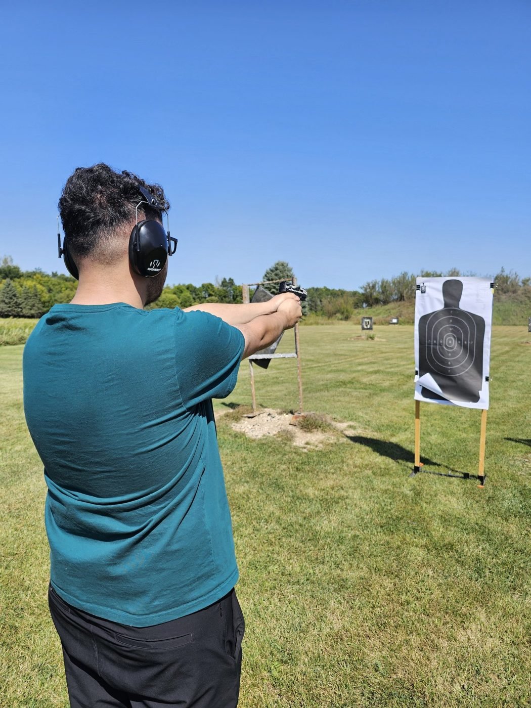 Students on the firing line during live fire